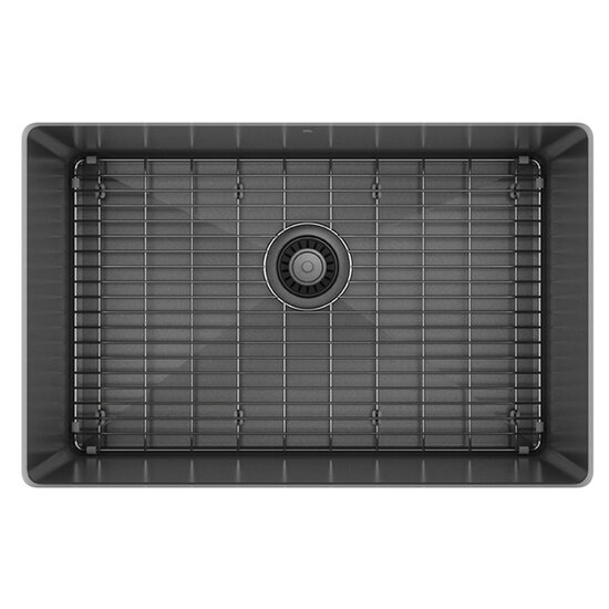 Premium Kitchen Sink Strainer in Black, PST1BL