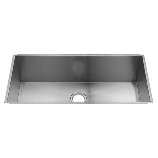 Julien UrbanEdge Collection Undermount Kitchen Sink with Single Bowl, 16 Gauge Stainless Steel