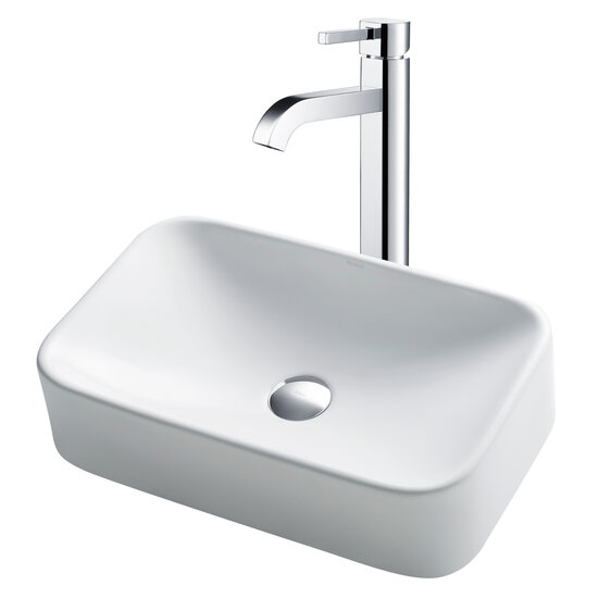 KRAUS Sink w/ Chrome Faucet