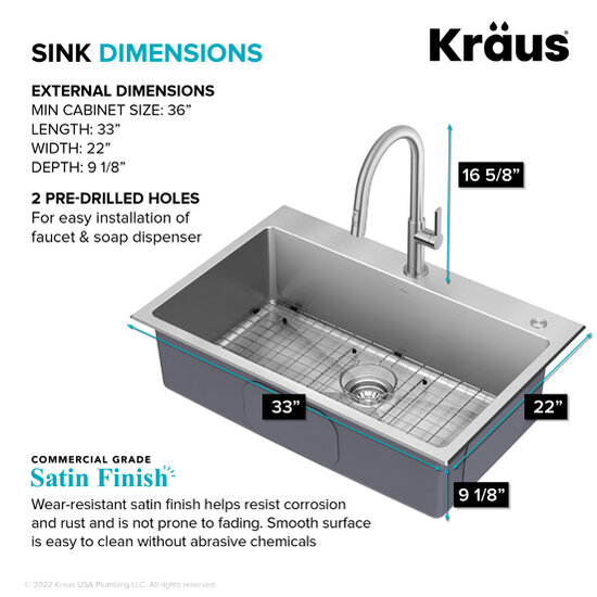Sink Dimensions