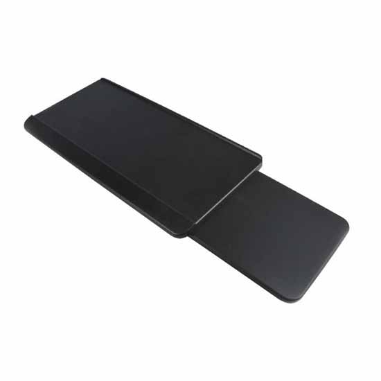 Knape & Vogt Keyboard Tray with Mouse Tray, Black