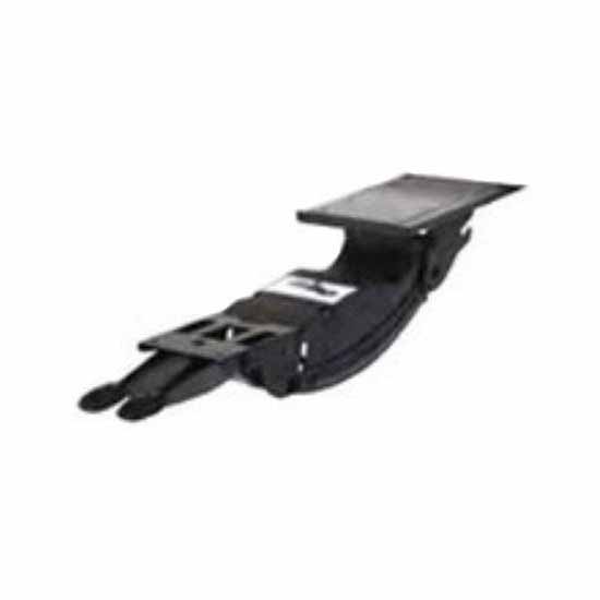 Knape & Vogt Sit to Stand Adjustable Keyboard Arm with Keynetix2 Paddle, Black