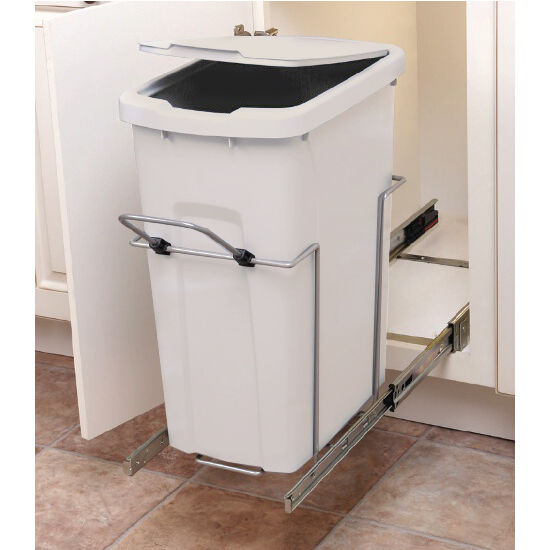 Knape & Vogt SCB Single Waste Bin Pull-Out with Soft Close ...