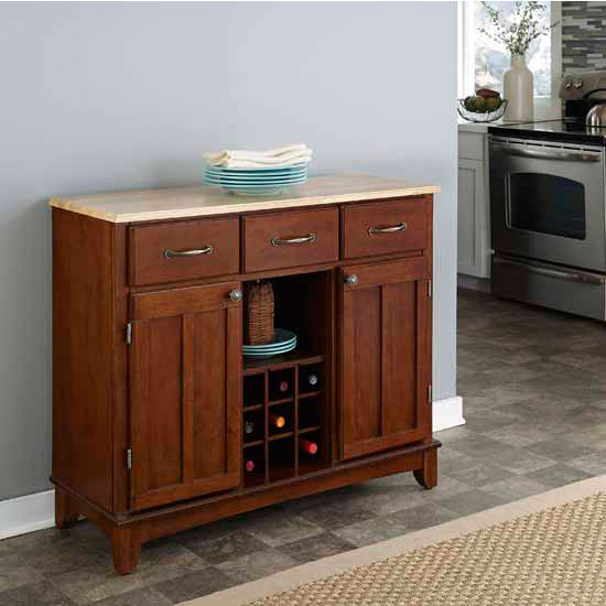 Home Styles Mix and Match Buffet Server Island