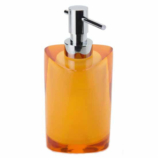 Nameeks Gedy Twist Collection Soap Dispenser, Amber
