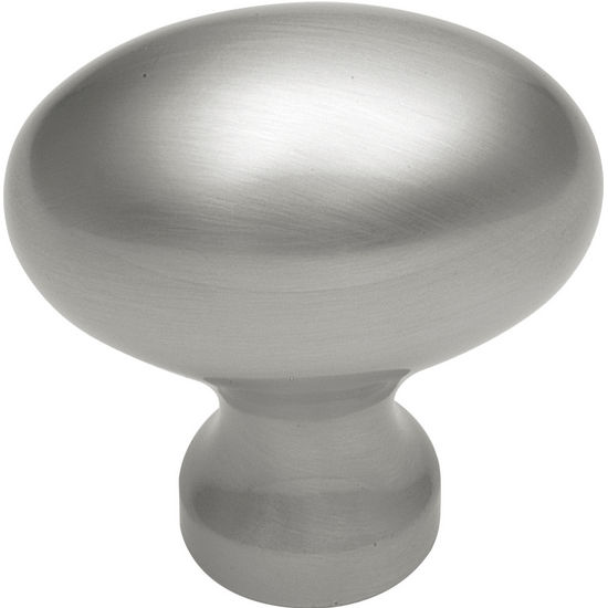 Cabinet Hardware - Period Brass Oval Knobs | KitchenSource.com