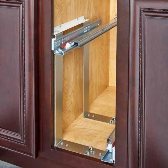 Pull Out Side And Bottom Mount Base Cabinet Organizer With Blumotion Soft
