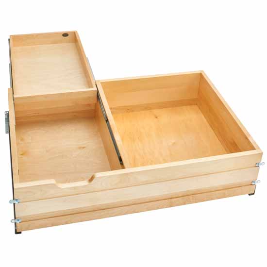 Wood Tiered Drawer Storage Kit