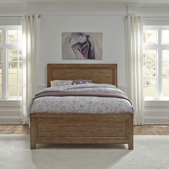Raheny Home Tuscon Queen Bed In Brown, 62-1/2'' W x 87'' D x 54'' H