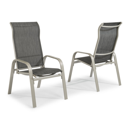 Raheny Home Captiva Outdoor Chair Pair In Gray, 26-3/4'' W x 23-3/4'' D x 36-3/4'' H