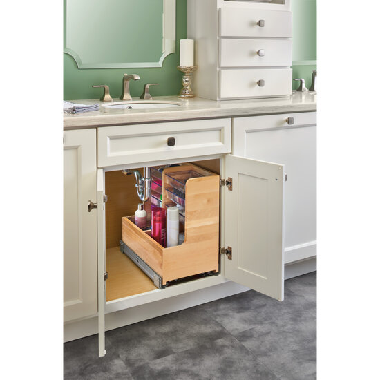 For Bathroom/Vanity - L-Shape Reversible Under Sink ...