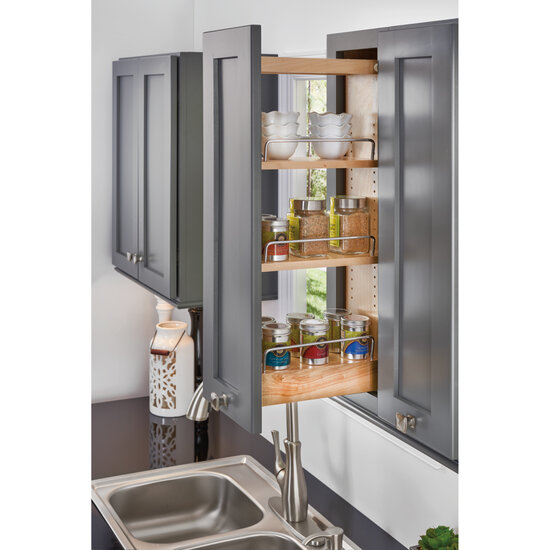 Pull Out Spice Rack | 4-5 inch Openings