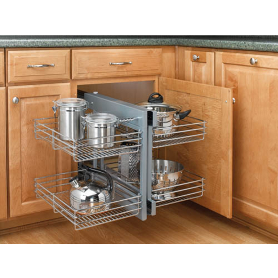 rev-a-shelf kitchen blind corner cabinet organizer