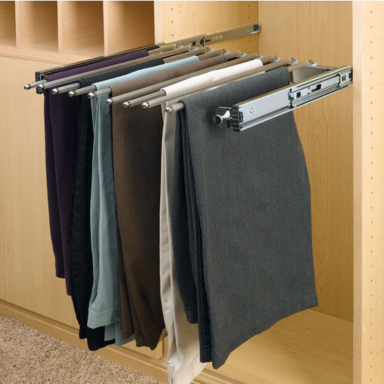 Rev A Shelf Closet Or Wardrobe Chrome Pull Out Pants Rack For 9