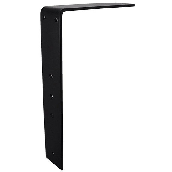 Floating Surface Adjustable Countertop Support Bracket in Black Powder ...