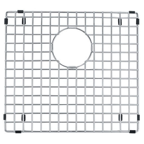 Dawn® Bottom Grid for SKS-DSQ301515 (Large Bowl) in Polished Satin Stainless Steel, 16.5'' W x 15'' D x 1'' H