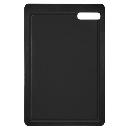 Stylish International Workstation Sink Black Cutting Board, BPA-Free, Food-Grade Polymer, 11'' W x 16-7/8'' D x 3/8'' Thick, Product View