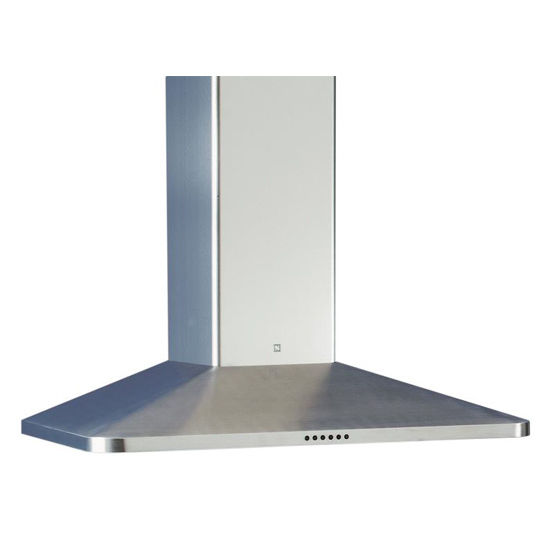 Sirius SUE22 Wall Mount Chimney Range Hood, 375 CFM Internal Blower, Stainless Steel, 4 Speed Push Button Control Panel, Halogen Lamps