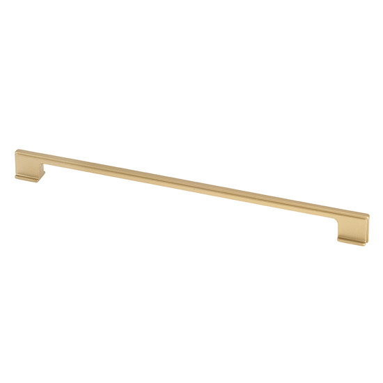 Topex Thin Square Pull Handle in Matte Brass