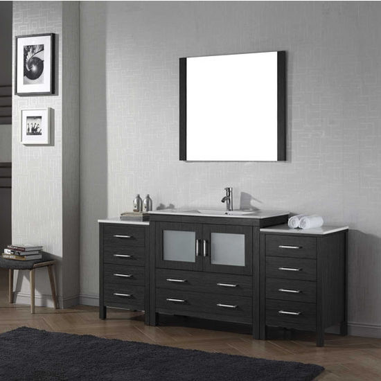 Bathroom Vanities, 72'' Dior Single Sink Bathroom Vanity Set in ...