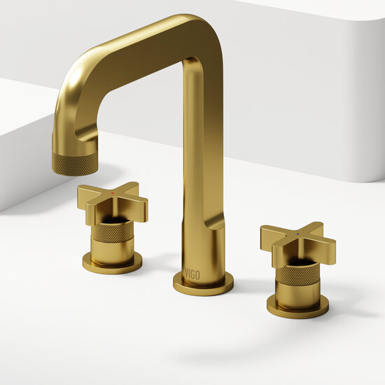 Wythe Collection Two Handle Widespread Bathroom Faucet, Faucet Height 