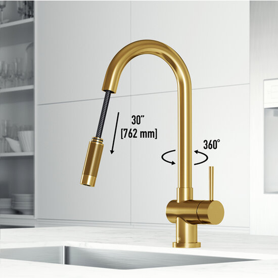 Gramercy Kitchen Faucet with Touchless Flow Sensor in Assorted Finishes ...