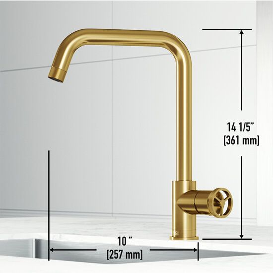 Cass Industrial Single Handle Kitchen Bar Faucet in Assorted Finishes ...