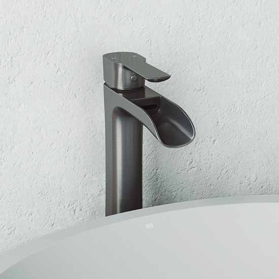 Vigo Graphite Black Faucet Lifestyle 1