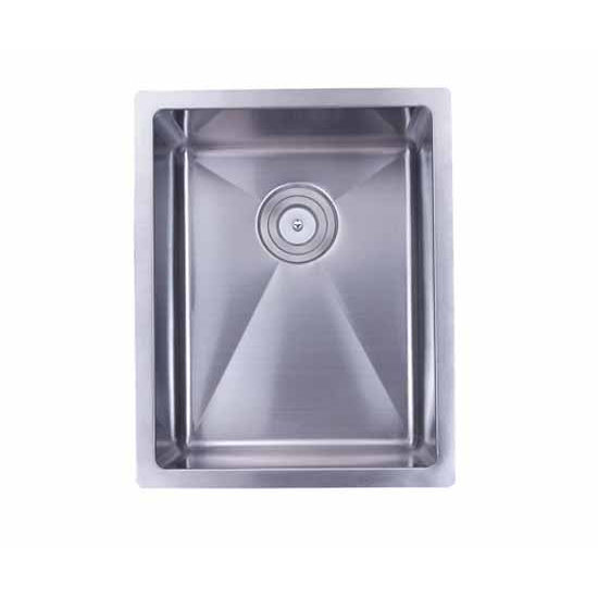 Wells Sinkware The Chef's Collection Stainless Steel Single Bowl Undermount Kitchen Sink