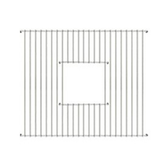 Whitehaus - Fireclay Sink Grid - Square Shape, Stainless Steel