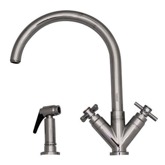 Point of Use Instant Hot Water Drinking Faucet with Gooseneck Swivel S -  Whitehaus Collection