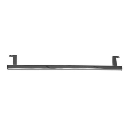 Whitehaus Isabella Collection Small Front Bathroom Towel Bar in Polished Chrome, 17-3/4" W x 2-1/2" H