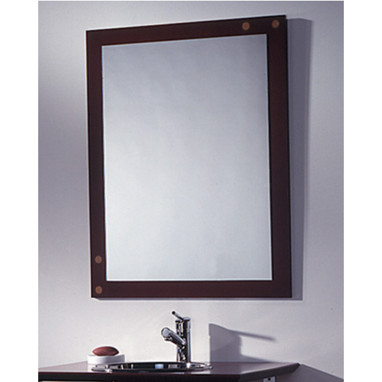 Large Mahogany Framed Mirror