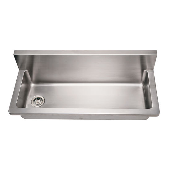 Noah Collection - Commercial Utility Sink, Brushed Stainless Steel