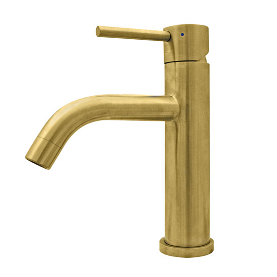 Whitehaus Waterhaus Lead-Free Solid Stainless Steel Single Lever Elevated Lavatory Faucet, Brass