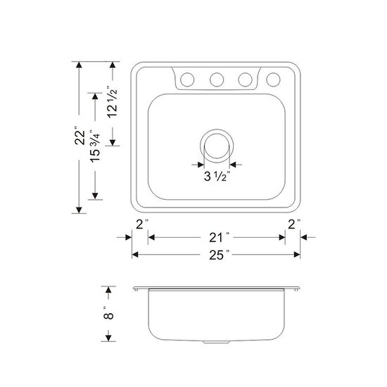 Sink Detailed Specifications
