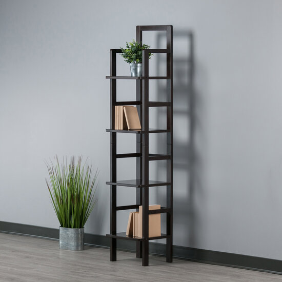 Winsome Wood Aiden Collection Baker's Rack, Narrow, Coffee