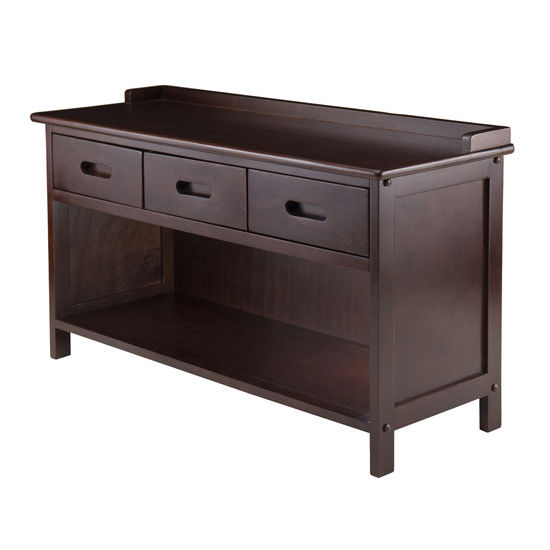Winsome Wood Adriana 3-Drawer Bench