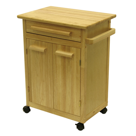Kitchen Islands - Beech Wood Kitchen Storage Cart by Winsome Wood