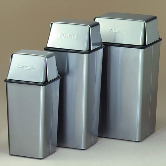 Stainless Steel Waste Watchers - Push Top